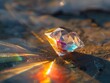 Dawn's First Light Refracted Through a Diamond's Facets