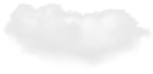 White cloud png on transparent background