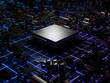 © CANDID =X=/Stocksy - Artificial Intelligence processor unit. AI CPU. Sci-Fi semiconductors