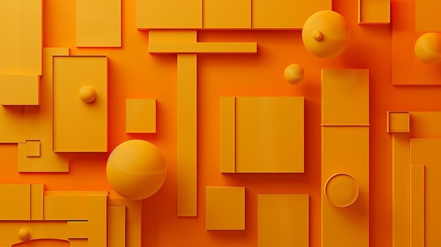 geometric shapes background.