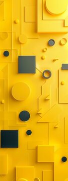 geometric shapes background.