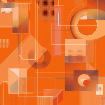geometric shapes background.