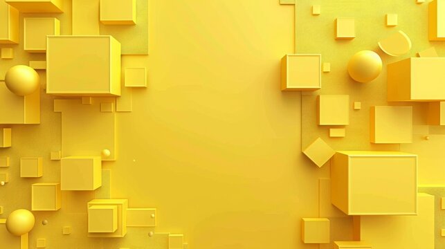 geometric shapes background.