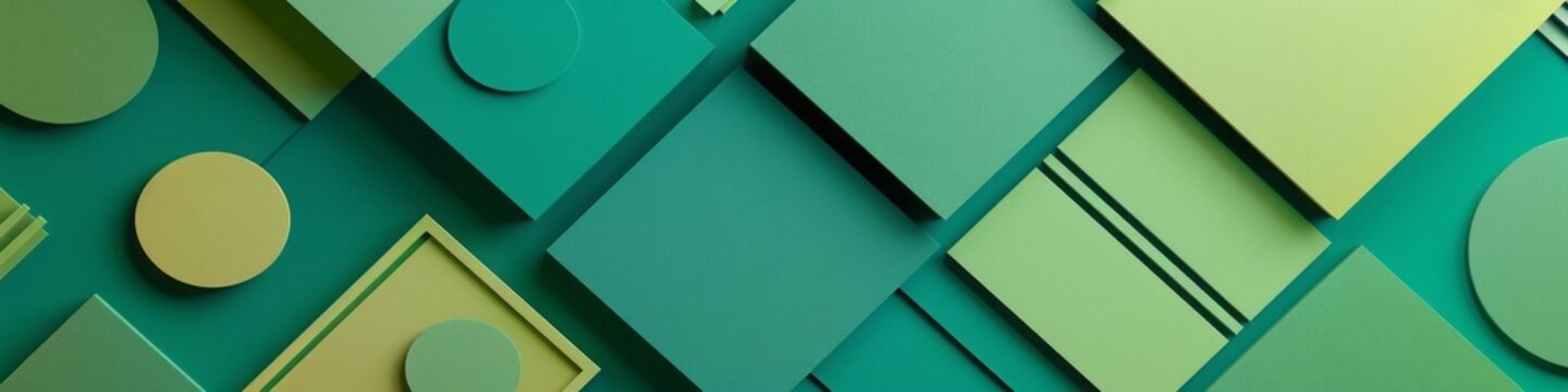 geometric shapes background.