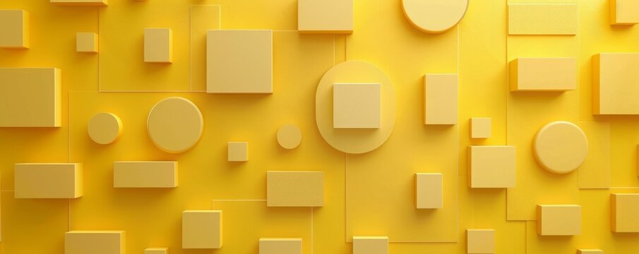 geometric shapes background.