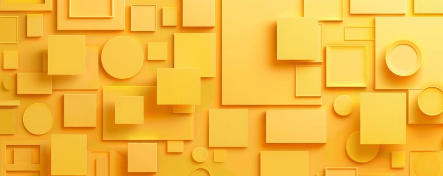 geometric shapes background.