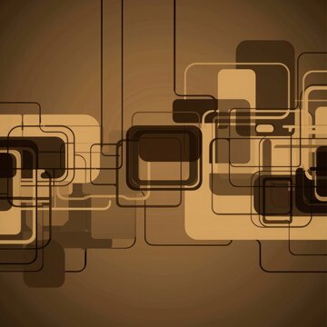 geometric shapes background.