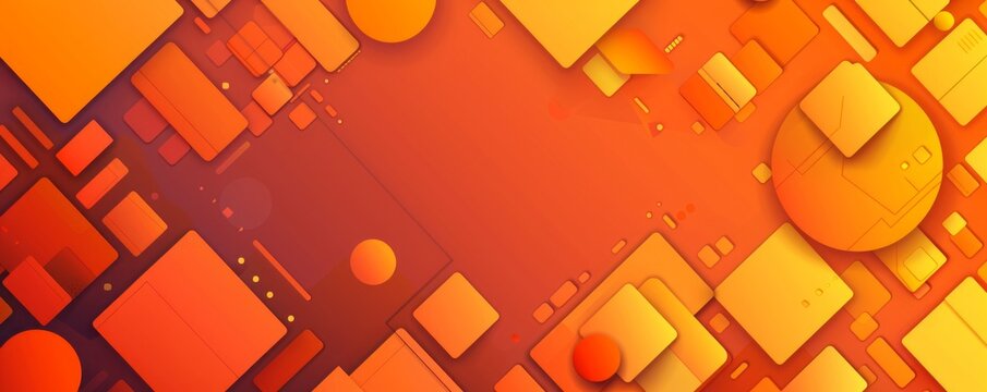 geometric shapes background.