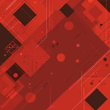 geometric shapes background.