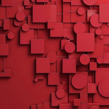 geometric shapes background.