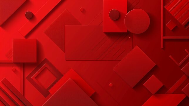 geometric shapes background.
