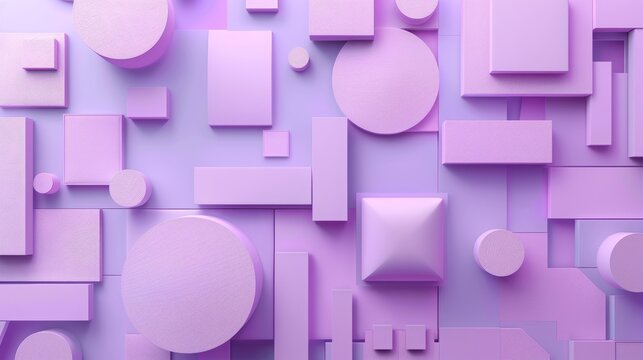 geometric shapes background.