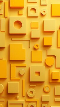 geometric shapes background.