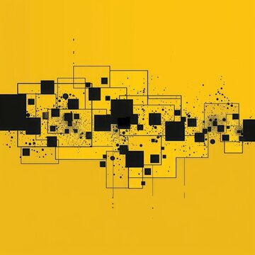 geometric shapes background.