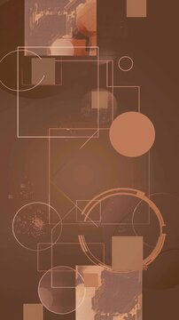 geometric shapes background.