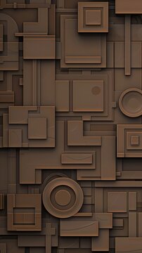 geometric shapes background.