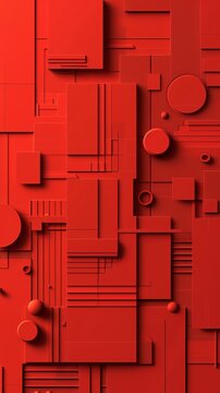 geometric shapes background.
