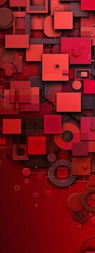 geometric shapes background.