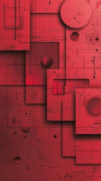 geometric shapes background.