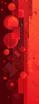 geometric shapes background.