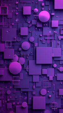 geometric shapes background.