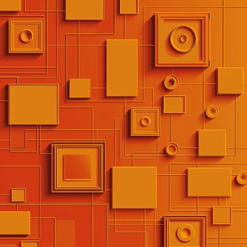 geometric shapes background.