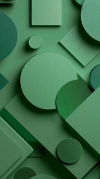 geometric shapes background.
