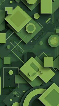 geometric shapes background.