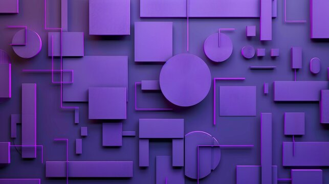 geometric shapes background.