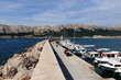 the port of Baska, island Krk, Croatia