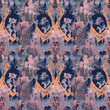 fashion print, seamless pattern, abstract background, decorative texture
