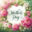 © Tadeusz - Mother's Day Peonies and Daisies with Calligraphy