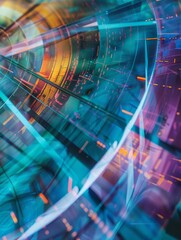 Poster - Complex Network Revealed Through Layers of Transparency in Intriguing Image