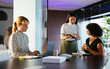 © BONNINSTUDIO/Stocksy - Female lawyers during meeting in office