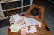 © Oleksii Syrotkin/Stocksy - Tired employee from work