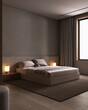 © Oleksandr Shcherban/Stocksy - Modern stylish bedroom interior, 3d render