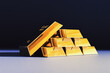 © Jakub and Jedrzej Krzyszkowski/Stocksy - Gold Bullion Stack. Set of Gold Bars
