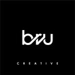 BRU Letter Initial Logo Design Template Vector Illustration
