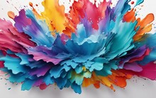 Ceative Abstract Splash Watercolor Background Wallpaper Texture On White Background