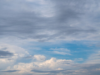 Wall Mural - many clouds in the sky with bruises