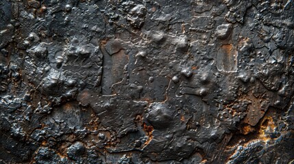 Ancient steel texture backdrop for medieval settings. Grungy metallic surface AI Image