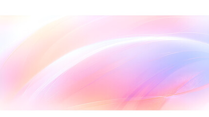Simple restrained, large area of white a blurred abstract image of a blue, orange and red pattern on whitein the of light red and light pink,gradients, rounded, neon and fluorescent