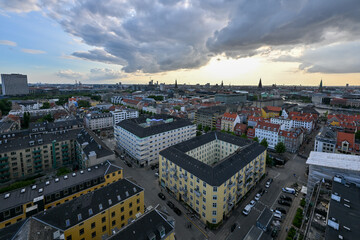 Canvas Print - Panoramic View - Copenhagen, Denmark