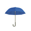 Umbrella blue color stand 3d render