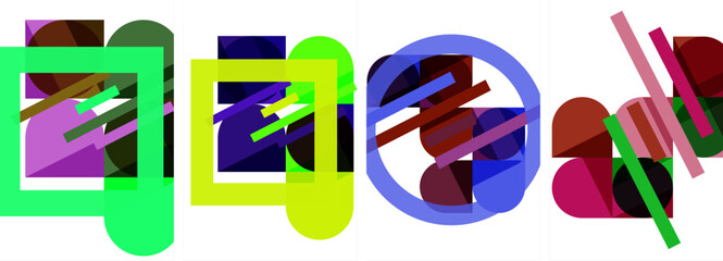 Poster - The word food is displayed in a colorful font with a vibrant mix of purple, magenta, and electric blue. The artistic design resembles a painting, with the letters arranged in a circular logo