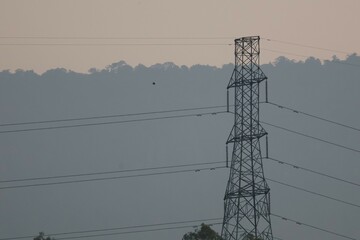 power lines and power line