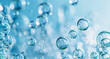 Macro Oxygen Bubbles in Water
