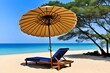 parasol on the beach