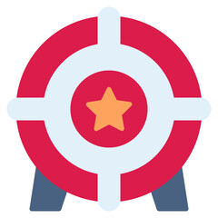 Poster - goal vector icon flat style. Perfect for website, application, commerce, presentation, logo and more. vector icon design color style