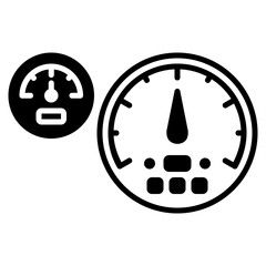Poster - dashboard vector icon solid line style. Perfect for website, application, commerce, presentation, logo and more. vector icon design glyph style